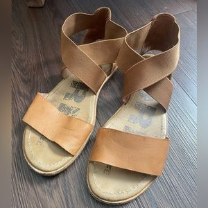 Sorel Ella Sandals - tan / camel W 7.5
